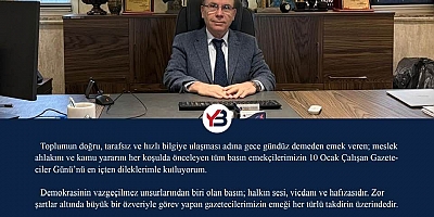 10 OCAK ÇALIŞAN GAZETECİLER GÜNÜNÜ KUTLADI..